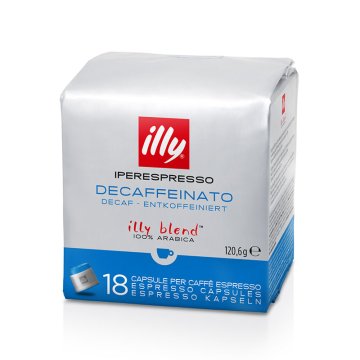 illy kava v kapsulah IE Cube Decaf, 18 kapsul