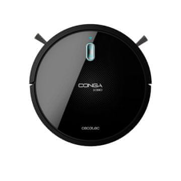 Cecotec Conga 1090 Connected Force robotski sesalnik, črn