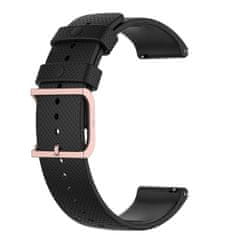 BStrap Silicone Rain pašček za Garmin Vivoactive 3, black