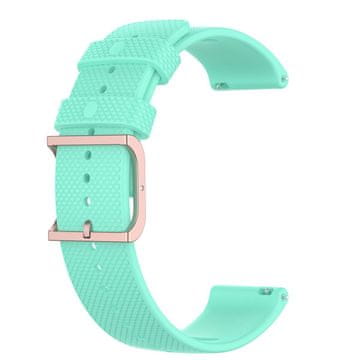 BStrap Silicone Rain pašček za Huawei Watch GT 42mm, teal