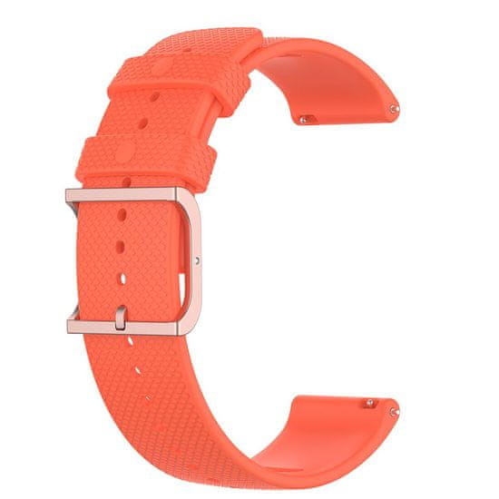 BStrap Silicone Rain pašček za Huawei Watch GT2 Pro, orange