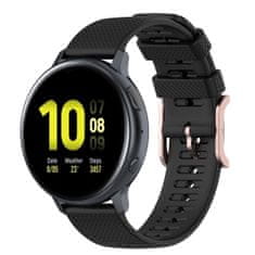 BStrap Silicone Rain pašček za Garmin Vivoactive 3, black