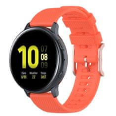 BStrap Silicone Rain pašček za Huawei Watch GT 42mm, orange