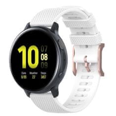 BStrap Silicone Rain pašček za Huawei Watch GT 42mm, white