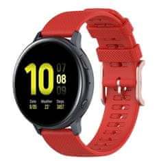 BStrap Silicone Rain pašček za Huawei Watch 3 / 3 Pro, red