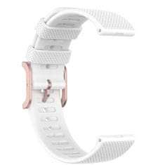 BStrap Silicone Rain pašček za Huawei Watch GT 42mm, white