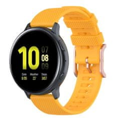 BStrap Silicone Rain pašček za Huawei Watch GT3 42mm, yellow