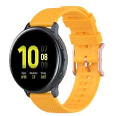 BStrap Silicone Rain pašček za Huawei Watch 3 / 3 Pro, yellow