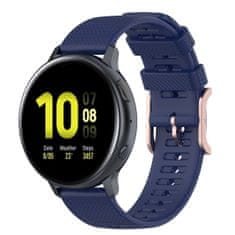 BStrap Silicone Rain pašček za Huawei Watch 3 / 3 Pro, dark blue