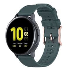 BStrap Silicone Rain pašček za Xiaomi Watch S1 Active, dark green
