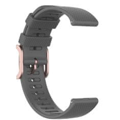 BStrap Silicone Rain pašček za Xiaomi Amazfit GTR 2 / GTR 47mm, dark gray