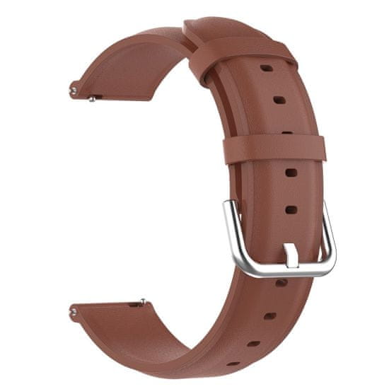BStrap Leather Lux pašček za Huawei Watch GT/GT2 46mm, brown