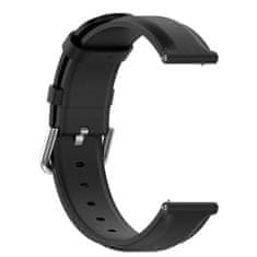 BStrap Leather Lux pašček za Huawei Watch GT 42mm, black