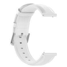 BStrap Leather Lux pašček za Huawei Watch GT3 42mm, white