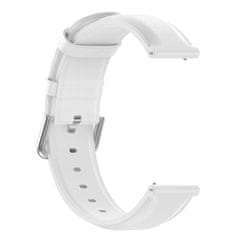 BStrap Leather Lux pašček za Garmin Vivoactive 4, white