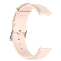BStrap Leather Lux pašček za Huawei Watch GT3 42mm, sand pink