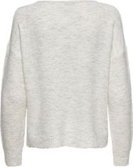 Jacqueline de Yong Ženski pulover JDYELANORA 15207823 Cloud Dancer (Velikost XS)