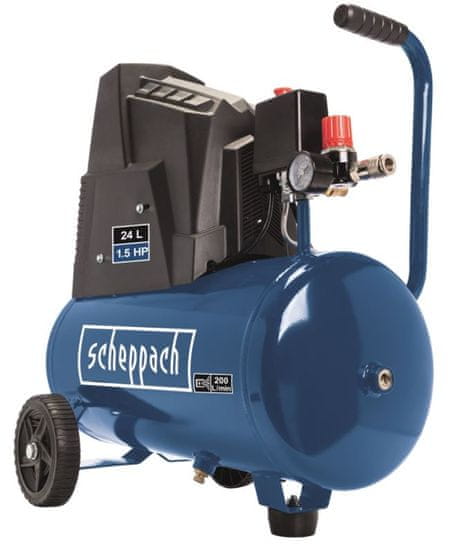 Scheppach HC 30 OX kompresor brez olja, 24 l (5906146904)