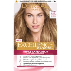 Loreal Paris barva za lase Excellence, 7.31 Caramel Blonde