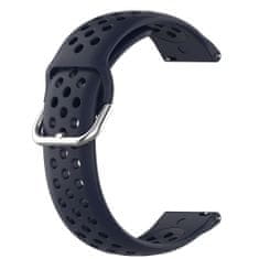 BStrap Silicone Dots pašček za Huawei Watch GT/GT2 46mm, navy blue