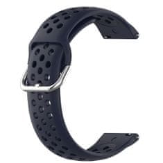 BStrap Silicone Dots pašček za Garmin Venu 2 Plus, navy blue