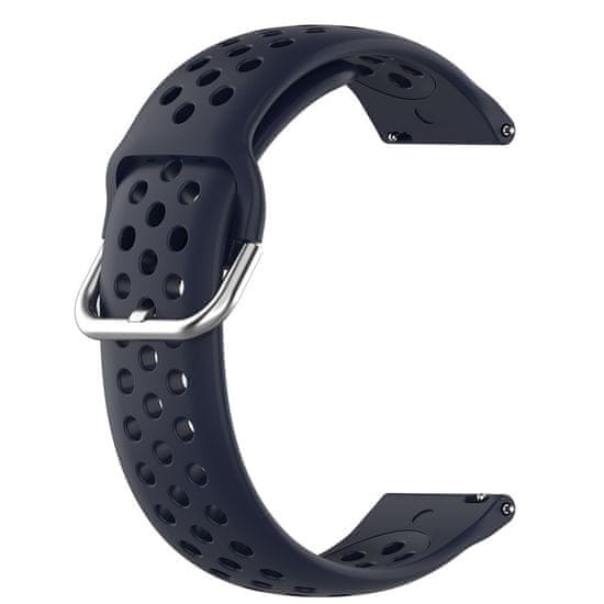 BStrap Silicone Dots pašček za Xiaomi Amazfit Bip, navy blue