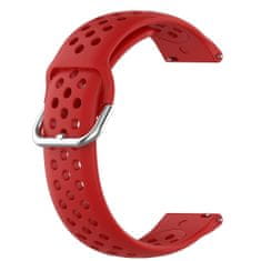 BStrap Silicone Dots pašček za Huawei Watch GT 42mm, red