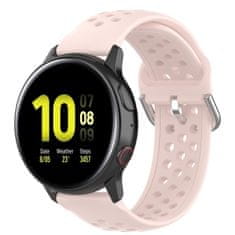 BStrap Silicone Dots pašček za Samsung Galaxy Watch Active 2 40/44mm, pink