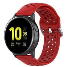 BStrap Silicone Dots pašček za Huawei Watch GT/GT2 46mm, red