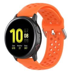BStrap Silicone Dots pašček za Xiaomi Watch S1 Active, orange