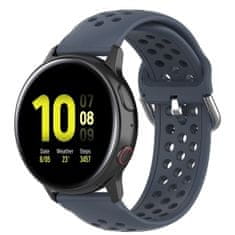 BStrap Silicone Dots pašček za Huawei Watch GT/GT2 46mm, dark gray