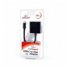 CABLEXPERT Adapter USB-C na VGA, črn, blister