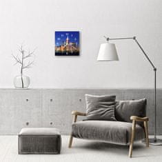 tulup.si Steklena kvadratna ura Mestne stavbe 30x30 cm