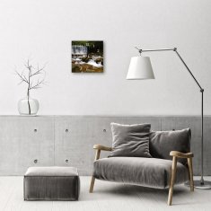 tulup.si Steklena kvadratna ura Slapovi 30x30 cm