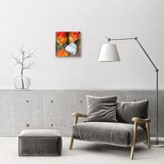 tulup.si Steklena kvadratna ura Srce 30x30 cm Črne kazalke
