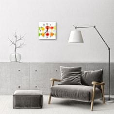 tulup.si Steklena kvadratna ura Sok 30x30 cm Črne kazalke