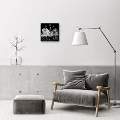 tulup.si Steklena kvadratna ura Ledene kocke 30x30 cm