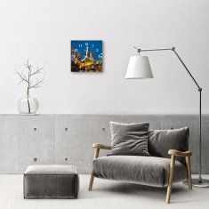 tulup.si Steklena kvadratna ura Kraj 30x30 cm
