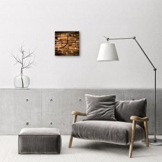 tulup.si Steklena kvadratna ura Stones 30x30 cm