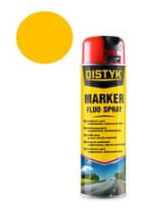 DISTYK Marker fluo sprej ORANŽEN