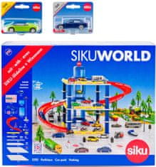 SIKU World garaža z dvema avtomobiloma