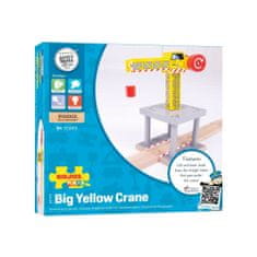 Bigjigs Rail Big Crane Yellow