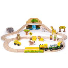 Bigjigs Rail Lesena proga za vlak Safari