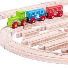 Bigjigs Rail Lesena proga 24 kosov