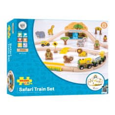 Bigjigs Rail Lesena proga za vlak Safari