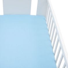 NEW BABY Prevleka za otroško posteljico 120x60 modra