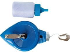 Extol Craft Označevalna vrvica Extol Craft (9881) s kredo, 30 m, modra kreda 50 g, kovinsko ohišje