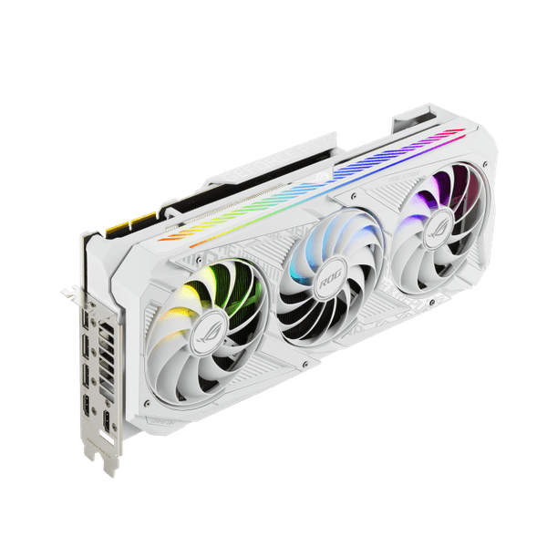 ASUS ROG Strix GeForce RTX 3080 OC White grafična kartica, 24 GB GDDR6X, bela (90YV0F96-M0NM00) | mimovrste=)