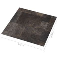 Greatstore Samolepilne talne plošče 20 kosov PVC 1,86 m2 struktura lesa