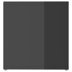 Vidaxl TV omarice 2 kosa visok sijaj sive 72x35x36,5 cm iverna plošča